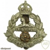 East Lancashire Regiment cap badge, King's crown