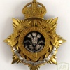 Prince of Wales’s Leinster Regiment (Royal Canadians) Officer’s helmet plate, King's crown img34612