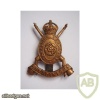 Hampshire Yeomanry (Carabiniers) cap badge, King's crown