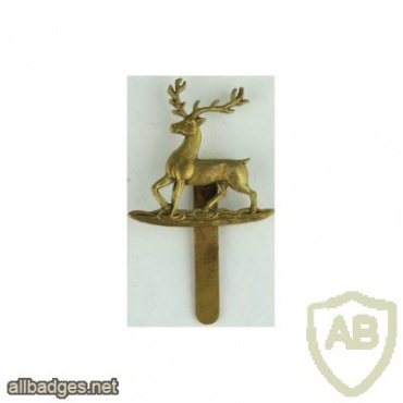Hertfordshire Yeomanry cap badge, brass img34739