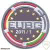  EU Battlegroup 107 (EUBG 2011/1) sleeve patch, 2011 img34725