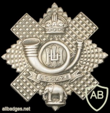 Highland Light Infantry cap badge, King's crown img34742