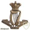 Royal IRISH REGIMENT cap badge, SILVER, Victorian era img34814