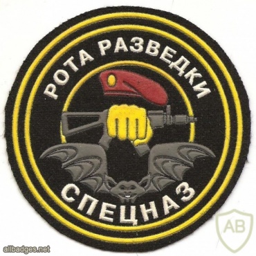 Patch of the special purpose reconnaissance company of the 1st Battalion of the 3rd separate Red Banner Special Forces Brigade of the Internal Troops of the Ministry of Internal Affairs of Belarus img34881