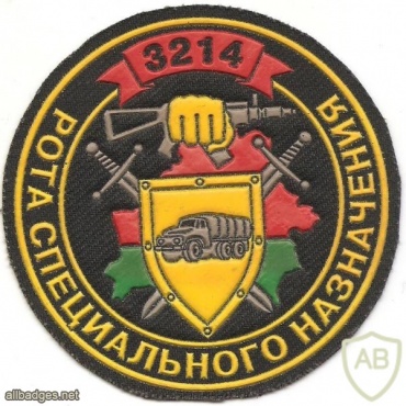 Patch of the special purpose automobile company of the 1st Battalion of the 3rd separate Red Banner Special Forces Brigade of the Internal Troops of the Ministry of Internal Affairs of Belarus img34876