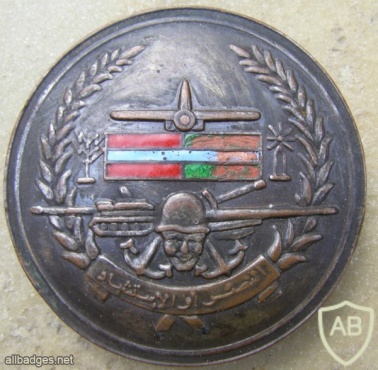 Commemorative Egyptian Army Table Medal img35265