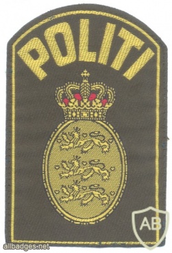 DENMARK Danish Police sleeve patch img35637