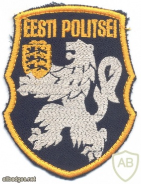 ESTONIA Estonian Police sleeve patch img35645