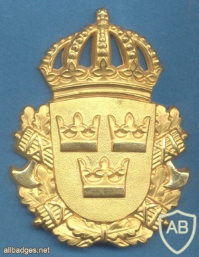 SWEDEN M1954 Swedish Police cap badge #1 img35638