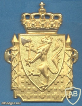 NORWAY Norwegian Police Service cap badge img35643