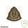 Royal Army Medical Corps (RAMC) cap badge, Khaki Wire Embroided Officers 
