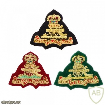 Royal Artillery blazer badge, Queen's crown img35754