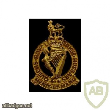 Queen's Royal Irish Hussars cap badge img35738