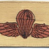 KUWAIT Parachute jump wings, full size, desert tan