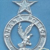 GHANA Police Service (GPS) cap badge, Lower ranks, silver img35776