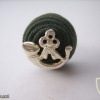 Royal Green Jackets Hat Badge, Officers' Silver, Side Hat / Cap Badge & Boss