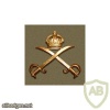 Royal Army Physical Training Corps cap badge, King's crown, loops img35871