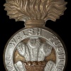 Royal Welsh Fusiliers cap badge, bimetal, (WELSH)