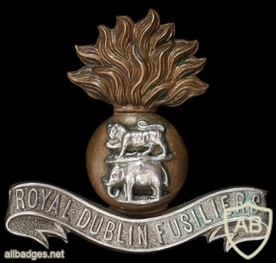 badge information page - Viewing Badge ROYAL DUBLIN FUSILIERS cap badge