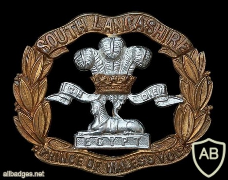 South Lancashire Regiment cap abdge img35898