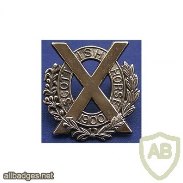 Scottish Horse cap badge, worn during the Boer War img35884