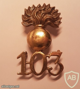 103rd Regiment of Foot (Royal Bombay Fusiliers) cap badge img35967
