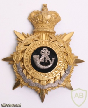 Oxfordshire Light Infantry helmet badge, Victorian img36001