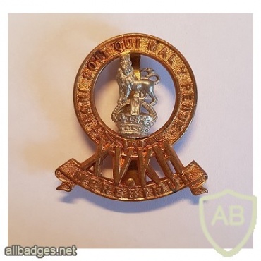 15th King's Royal Hussars cap badge, King's crown img36032
