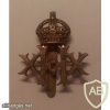 20th Hussars cap badge, King's crown