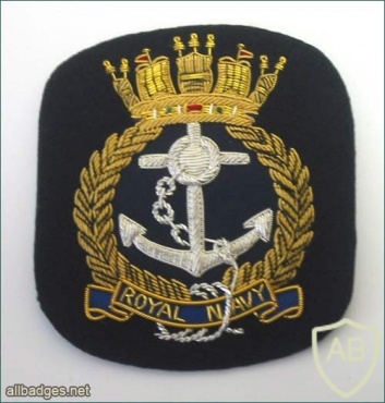 Royal Navy blazer badge, cloth img36101