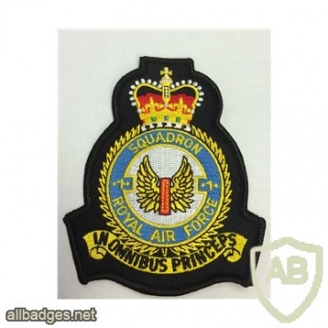 Royal Air Force 1st Squadron blazer badge, Queen's crown img36085