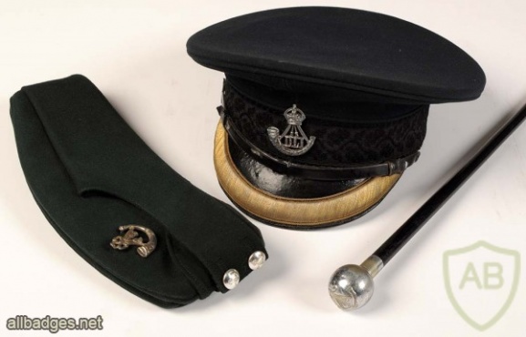 Durham Light Infantry cap, Officers img36228