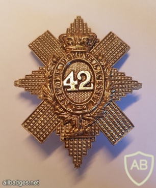 42nd (Royal Highland) Regiment of Foot cap badge, glengarry img36281