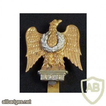 1st The Royal Dragoons cap badge, 105 Captured Eagle Bi-Metal img36317