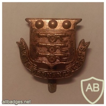 Army Ordnance Corps cap badge, pre 1918 img36415