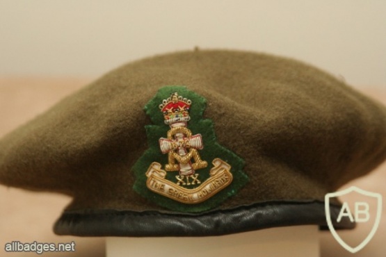 Green Howards Officer's beret img36556