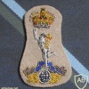 SAS 63rd signal squadron cap badge, cloth, Queen's crown img36581