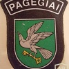 Lithuanian police patch Pagegiai city