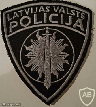 Latvia State Police patch, subdued img36697