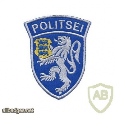 Estonia Police arm patch 2 img36687