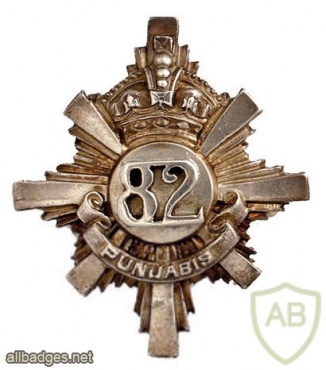 82nd Punjabis cap badge img36774