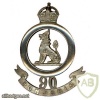 90th Punjabis cap badge, King's crown img36777