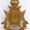 59th Scinde Rifles (Frontier Force) cap badge, King's crown