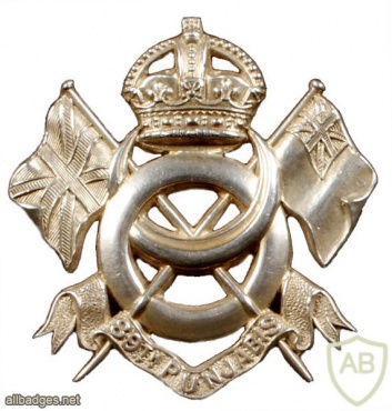 89th Punjabis cap badge, King's crown img36776