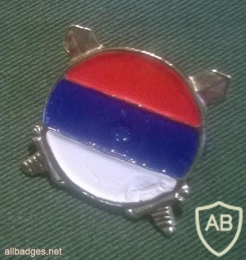 Serbia Army cap badge, 1991 img36814