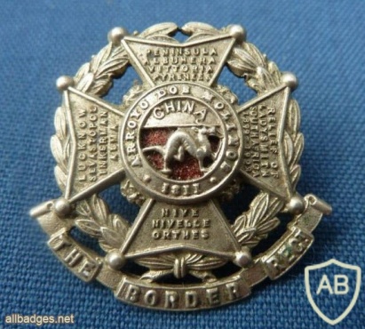 BORDER REGIMENT colar badge, WWI img36841