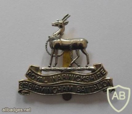 Royal Warwickshire Regiment 3rd Birmingham (Pals) Battalion cap badge img36848
