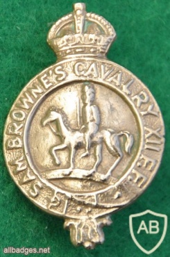 12th Cavalry (Frontier Force) cap badge img36856