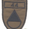 SOUTH AFRICA - SADF - Delta Company, 44 Parachute Brigade arm cloth flash, 1980s img36853