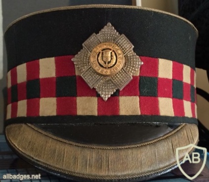 SCOTS FUSILIER GUARDS OFFICERS FORAGE CAP img36897